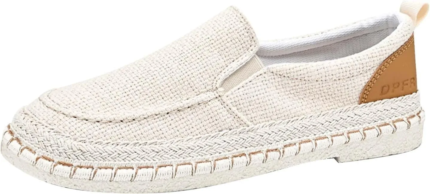 Men Sports Flat Bottom Shoes Lightweight Mesh Breathable Slip On Comfortable Fashion Autumn and Summer Shoes