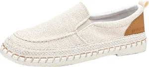 Men Sports Flat Bottom Shoes Lightweight Mesh Breathable Slip On Comfortable Fashion Autumn and Summer Shoes