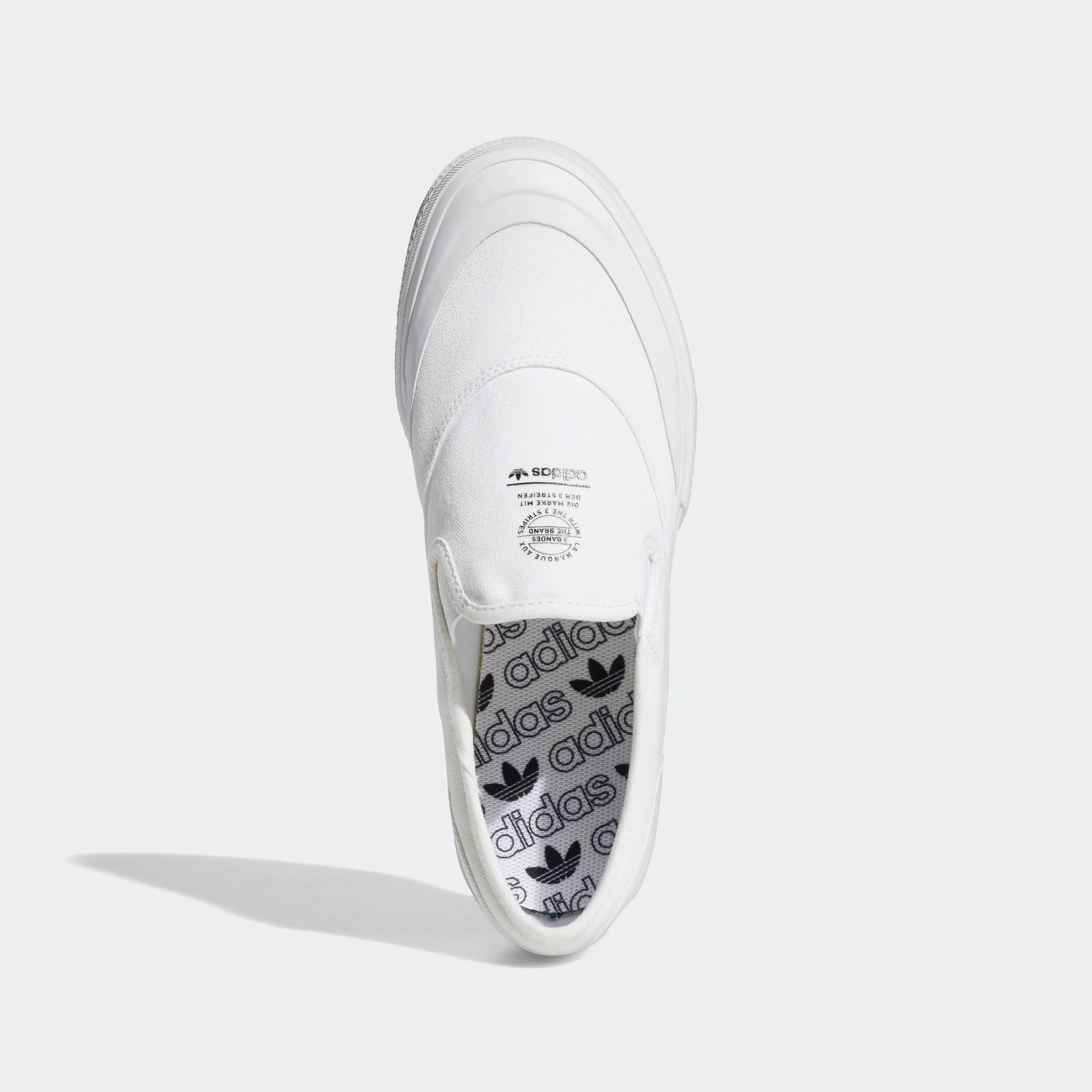 Men's adidas Originals Nizza RF Slip Shoes White