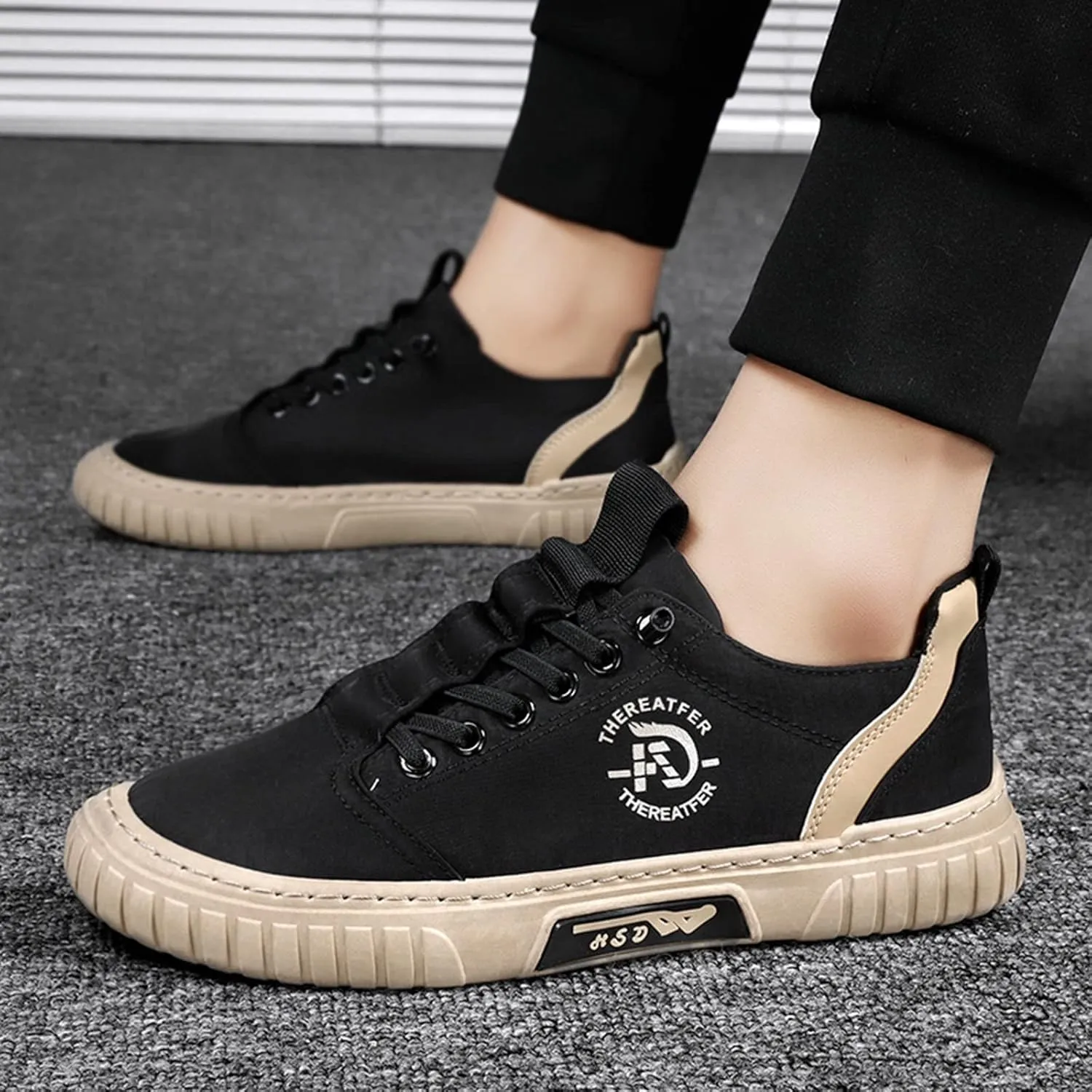 Mens Athletic Shoes Mens Tennis Shoes Slip on Shoe for Men Walking Shoe for Men Casual Mesh Sneaker