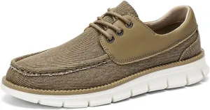 Mens Denim Lace Up Platform Derby Shoes Lightweight Breathable Casual Round Toe Non-Slip Walking Shoes Arch Support Skateboard Shoes Slip On Shoes Outdoor Fashion Casual Dress Sneakers for Men