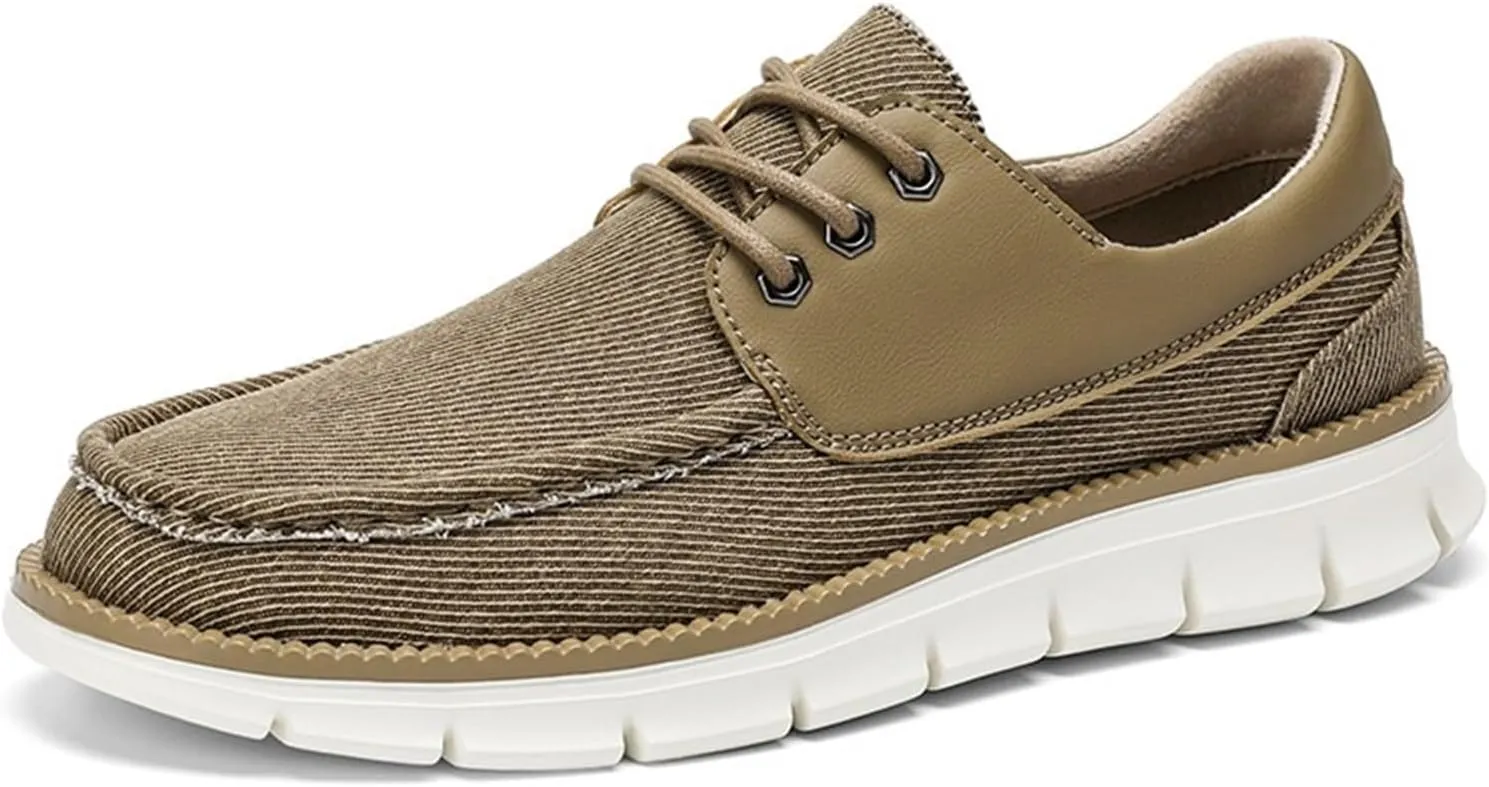 Mens Denim Lace Up Platform Derby Shoes Lightweight Breathable Casual Round Toe Non-Slip Walking Shoes Arch Support Skateboard Shoes Slip On Shoes Outdoor Fashion Casual Dress Sneakers for Men
