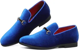 Men's Dress Shoe Prom Velvet Loafers Wedding Shoes Flat Driving Shoes Outdoor Walking Shoes for Men