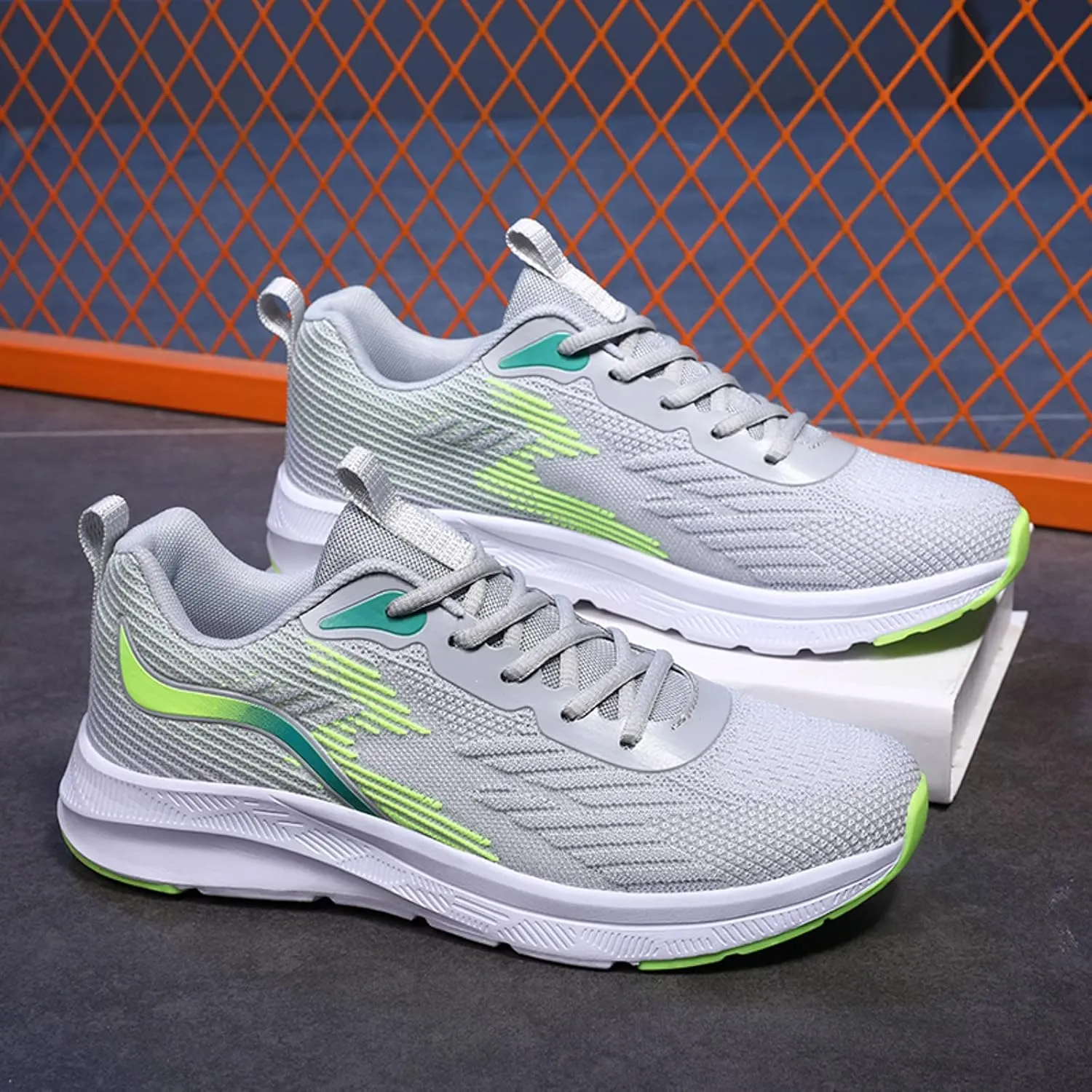 Mens Everyday Sneakers Men Sports Shoes Fashion Summer New Pattern Mesh Breathable and Comfortable Flat Bottom Non Slip
