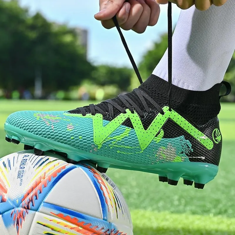 Men's football boots FG anti -slip sole indoor and outward football shoes tennis shoes
