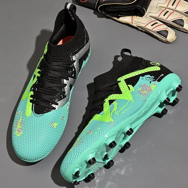 Men's football boots FG anti -slip sole indoor and outward football shoes tennis shoes