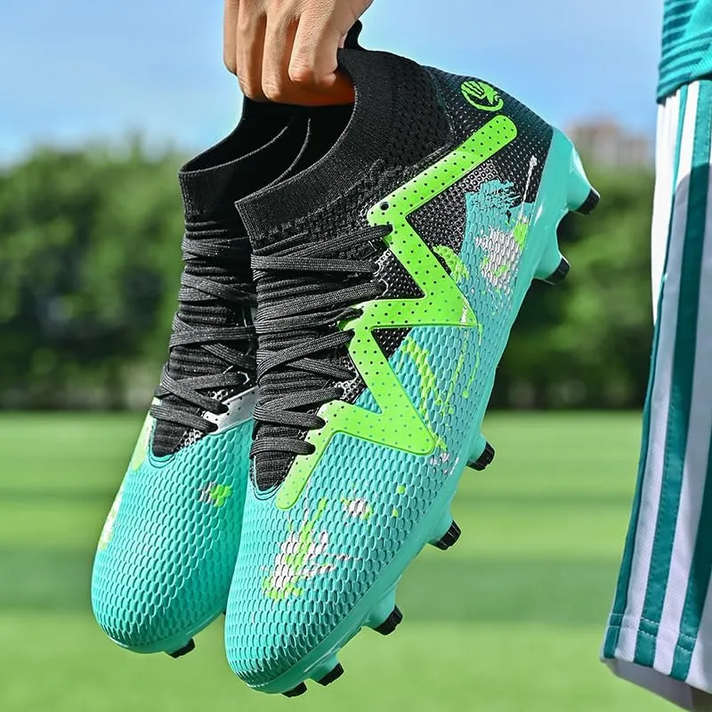 Men's football boots FG anti -slip sole indoor and outward football shoes tennis shoes