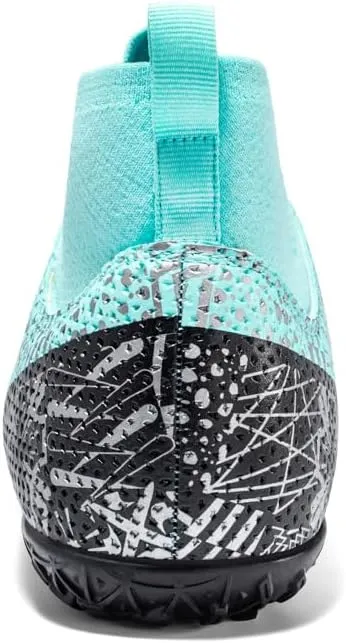 Men's Football Boots Indoor and Outdoor Football Shoes Sports Shoes Futsal Shoes TF Non-Slip Sole high top Football Boots