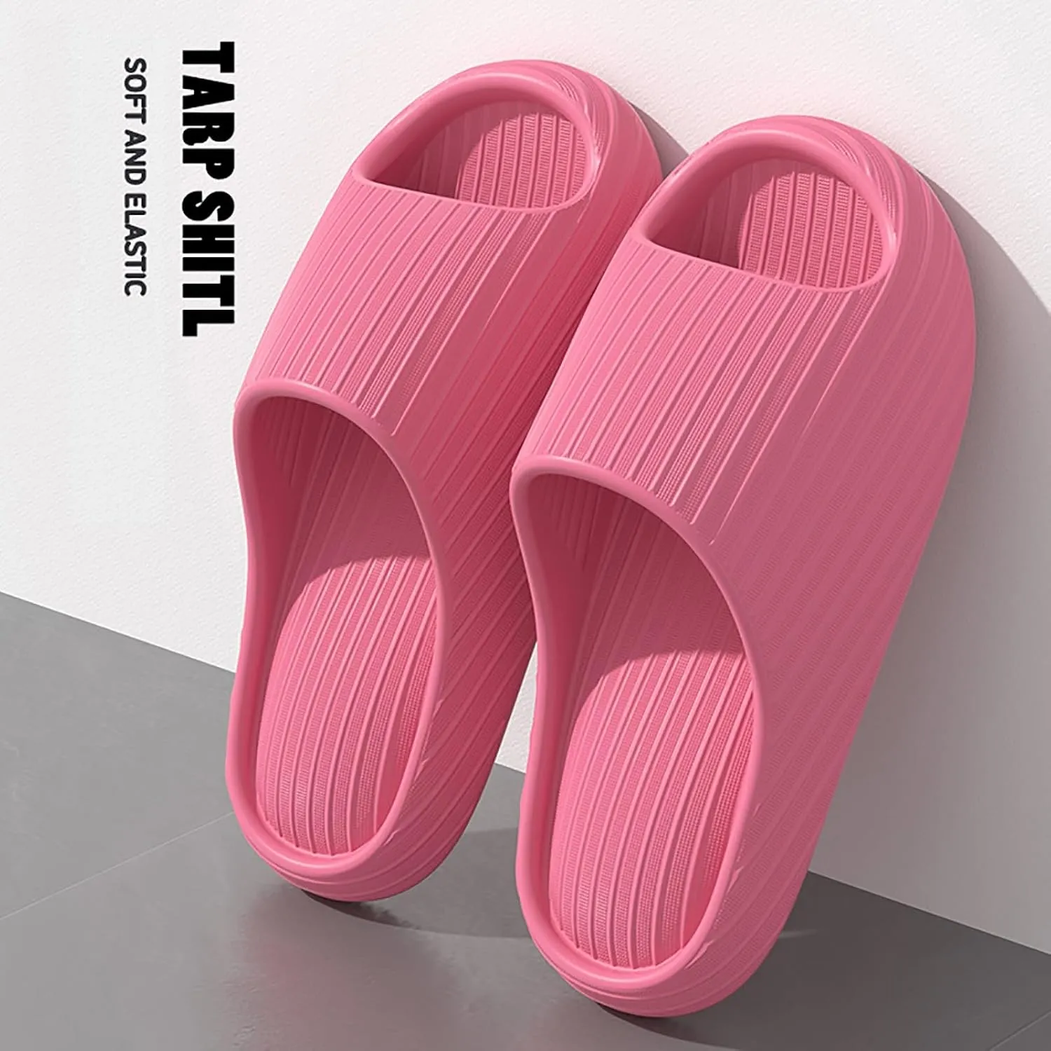 Mens Slippers Womens Slides Bathroom Slippers Men Slides for Women Pool Public Drainage Hole