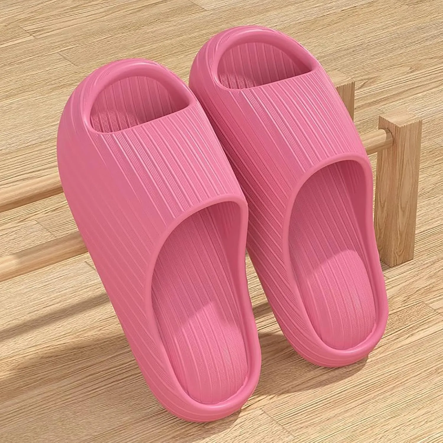 Mens Slippers Womens Slides Bathroom Slippers Men Slides for Women Pool Public Drainage Hole