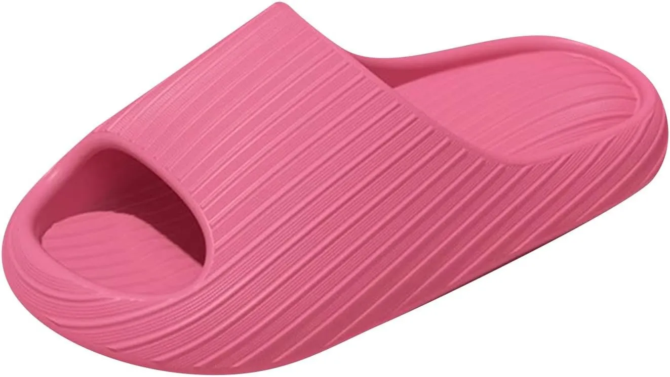 Mens Slippers Womens Slides Bathroom Slippers Men Slides for Women Pool Public Drainage Hole