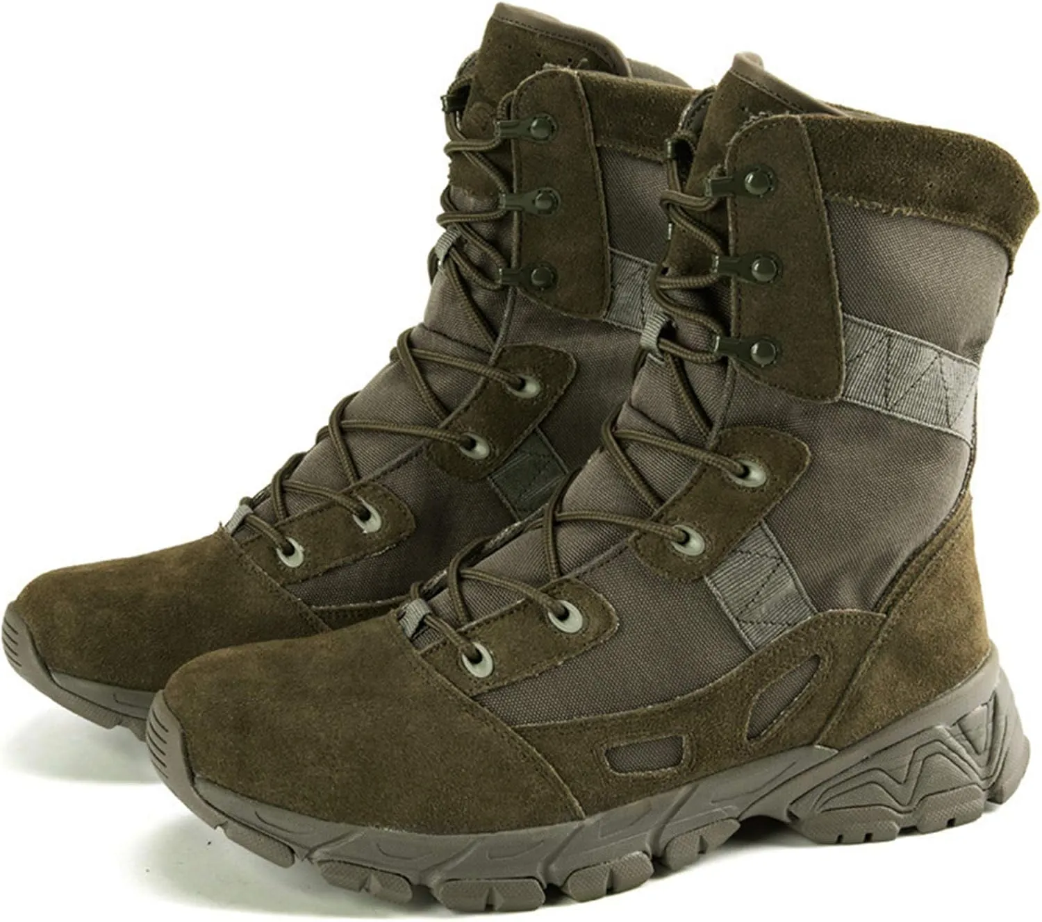 Men's Tactical Boots Breathable Climbing Work Men Ankle Boots, for Hiking, Hunting, Working, Walking