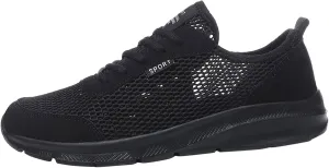 Mens Walking Shoes Non Slip Work Shoes Lightweight Non Slip Running Shoes Breathable Mesh Sneakers for Tennis