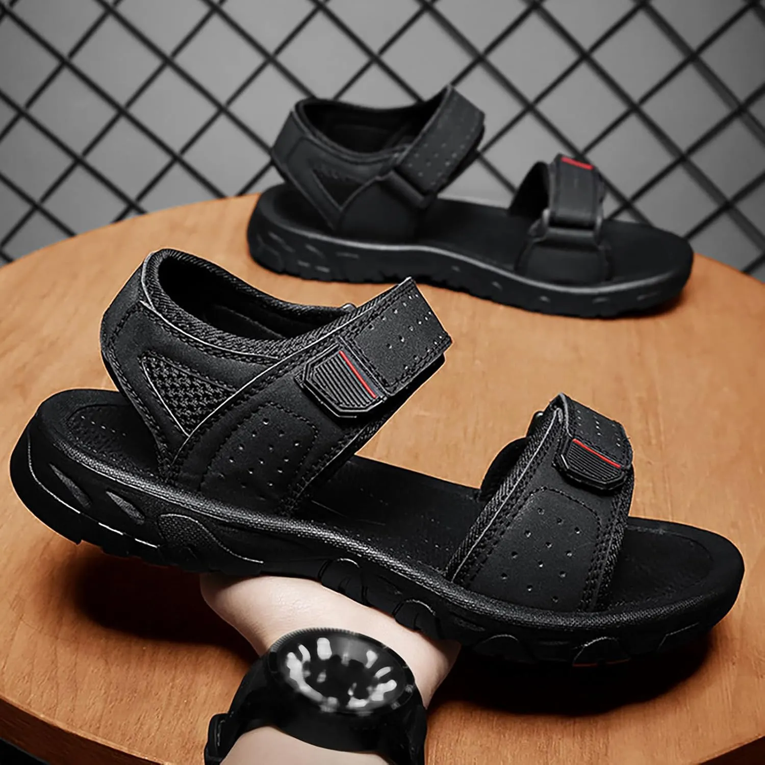 Men's Water Sandals Men's Athletic Outdoor Sandals Hiking Sport Sandals for Men Anti-Skidding Water Sandals