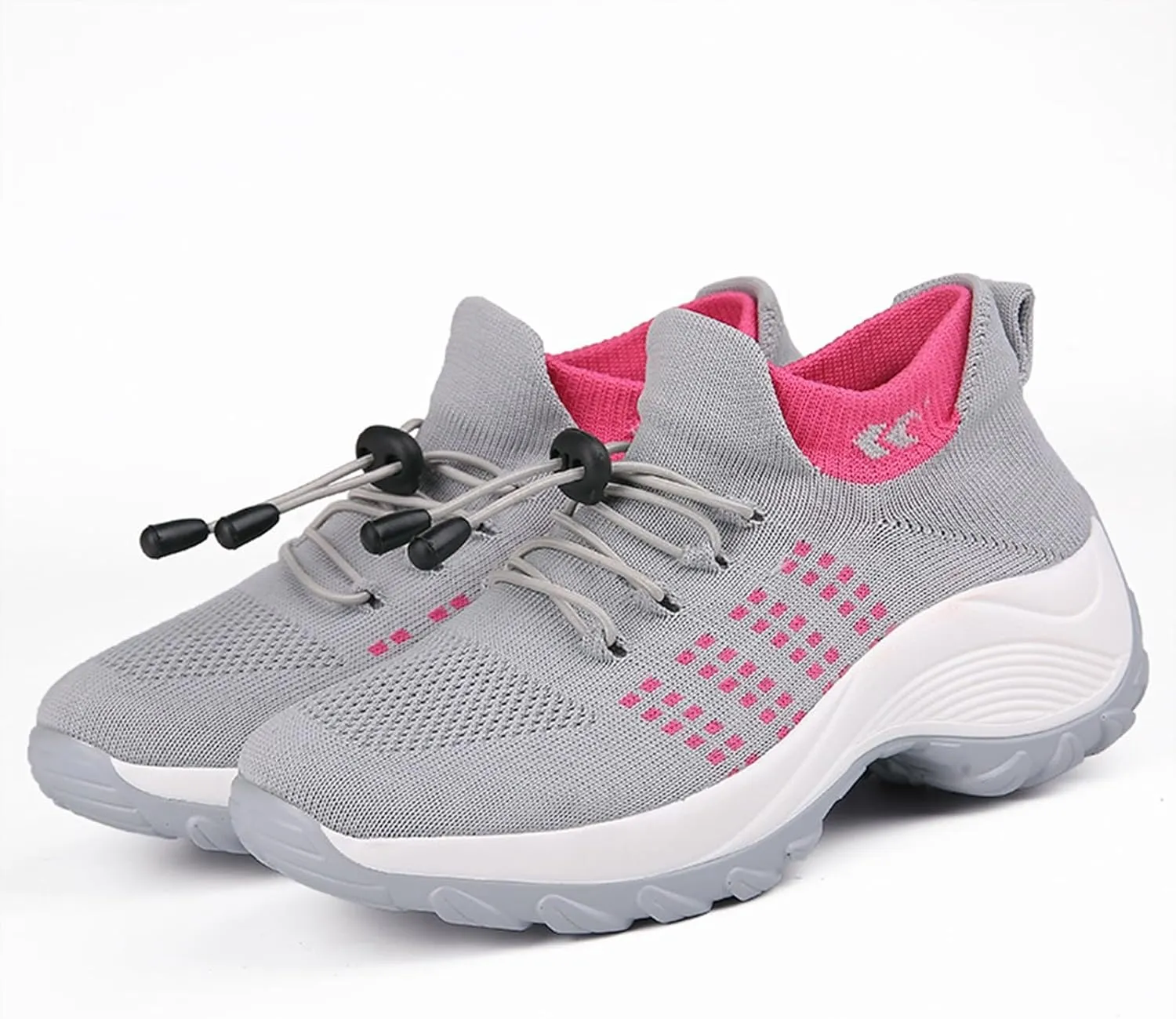 Orthopedic Sneakers for Women 2025 Orthotic Breathable Sneaker Womens Walking Shoes Slip on Trainers Women's Comfortable Lightweight Casual Ladies Athletic Shoe Thick Bottom
