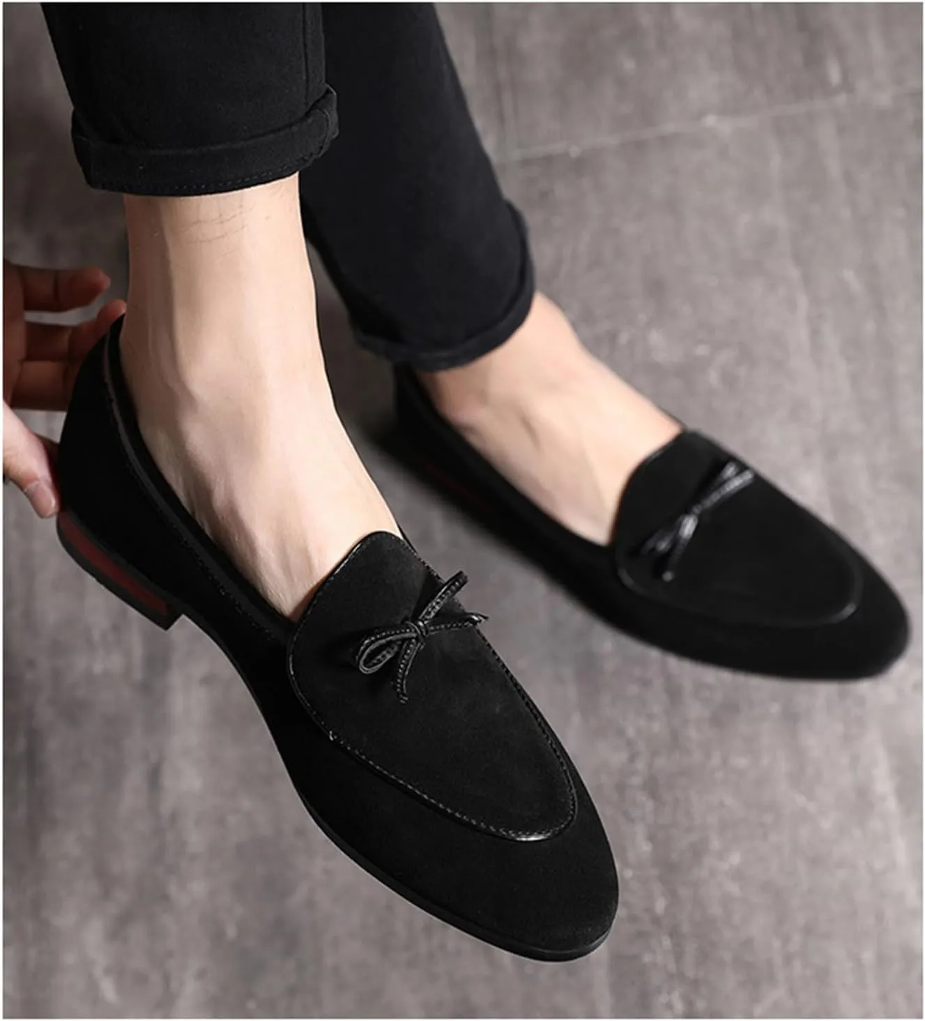 Penny Loafer Men's Shoe ?C Suede Shoes for Men, Men's Driver Shoes, Slip-On Moccasins for Men