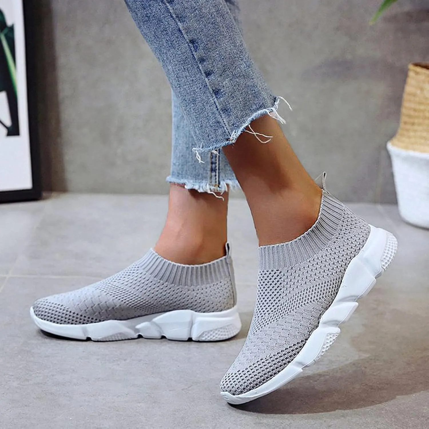 Plantar Fasciitis Work Shoes Women Non Slip Zapatos Antideslizantes para Mujer De Cocina Cross Womens Hiking Shoes Plantar Fasciitis Work Shoes Women Non Slip Zapatos para El Gym De Mujer