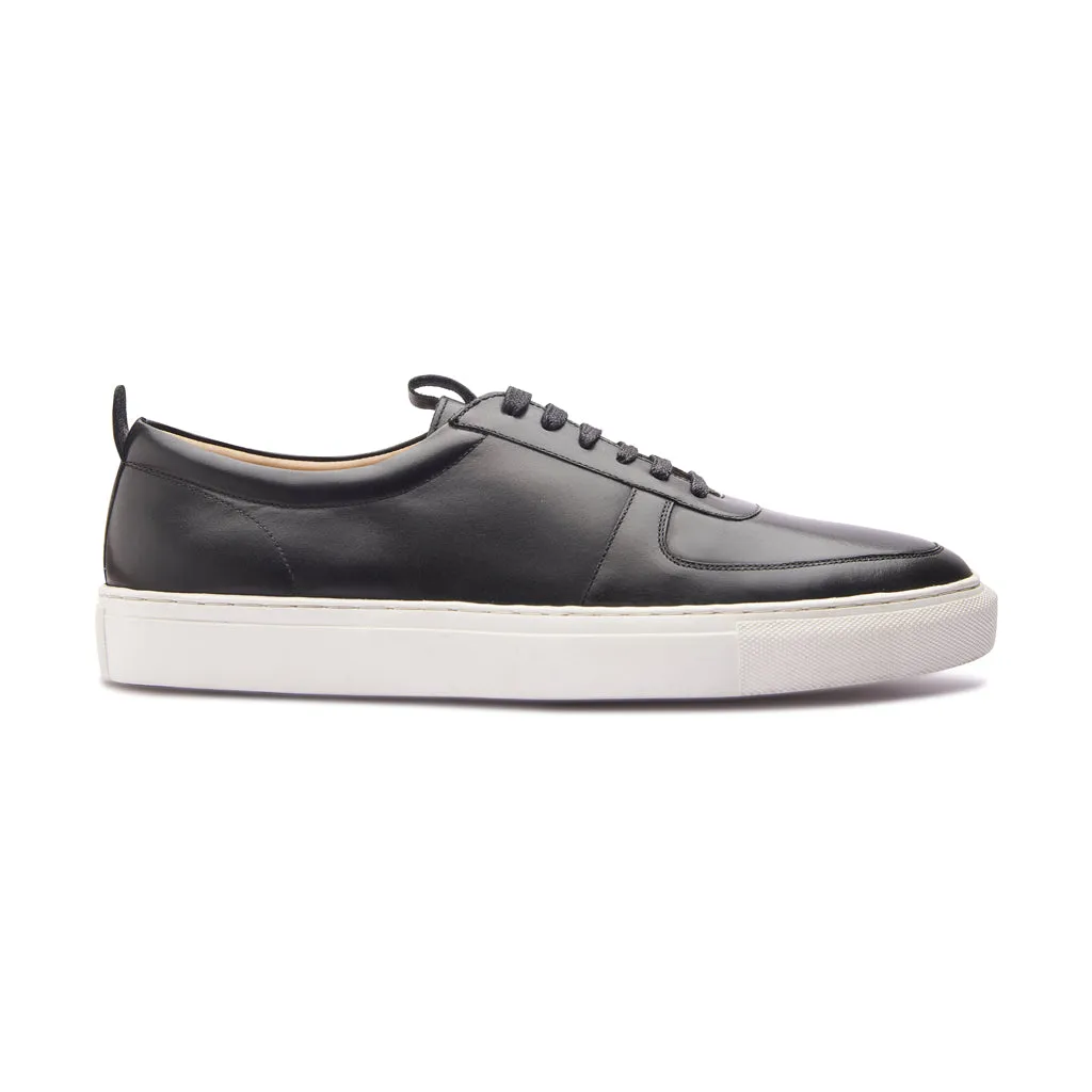 Roscoe, U-Tip Sneaker - Black | Smart Casuals