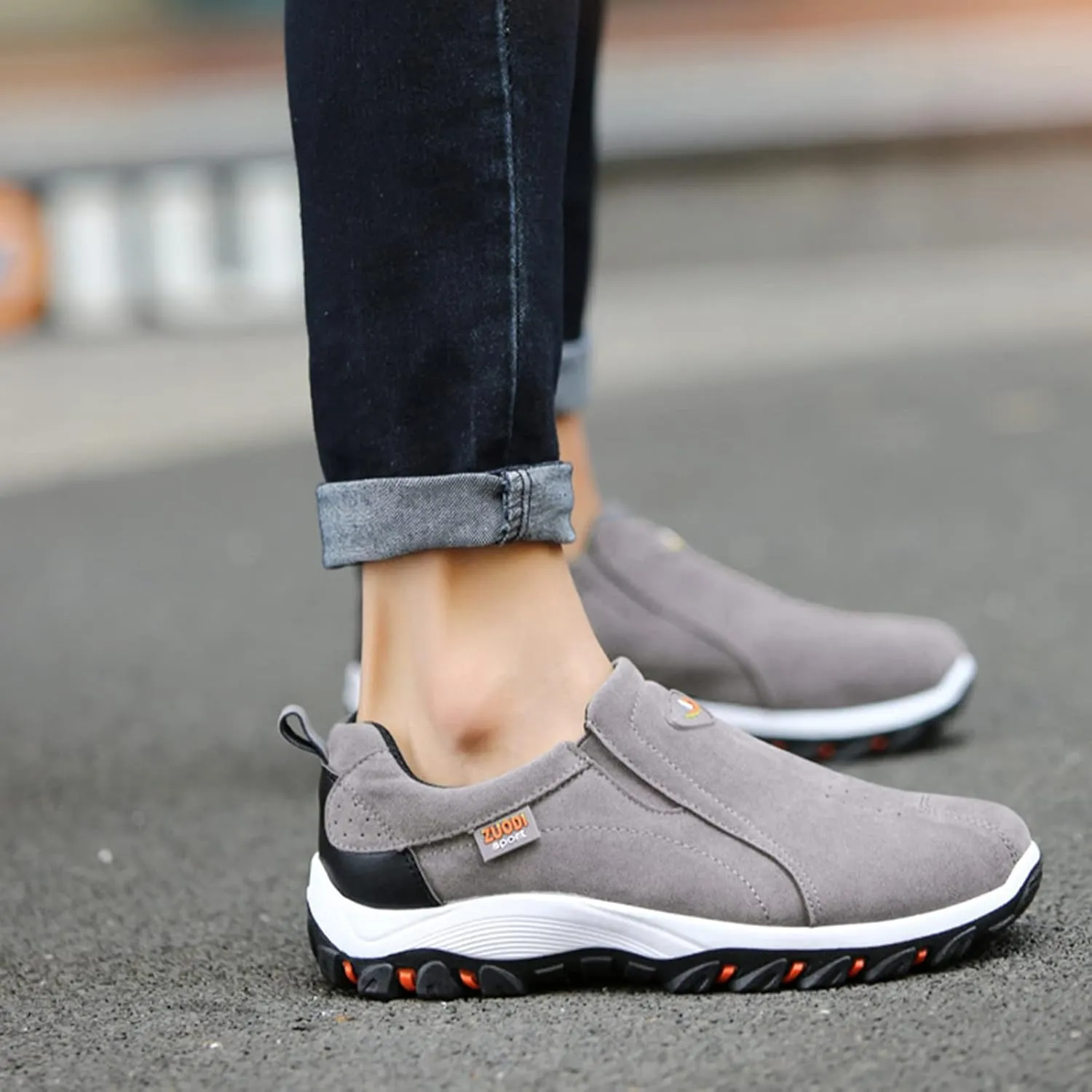 SBGMoSJ Wide Toe Box Shoes Women Sneakers Dark Brown Slip On Sneakers for Women Womens Shoes Casual Fall Wedge Heel Platform Sneakers for Women 2023 Non Slip Tenis Antideslizante para Mujer