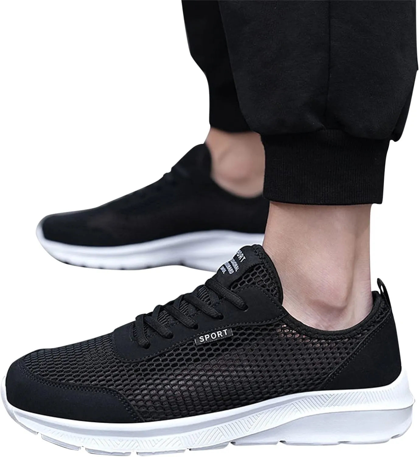Shoes for Men Climbing Breathable Slip Resistant Walking Shoes Comfortable Athletic Footwear Outdoor Hiking Sneakers