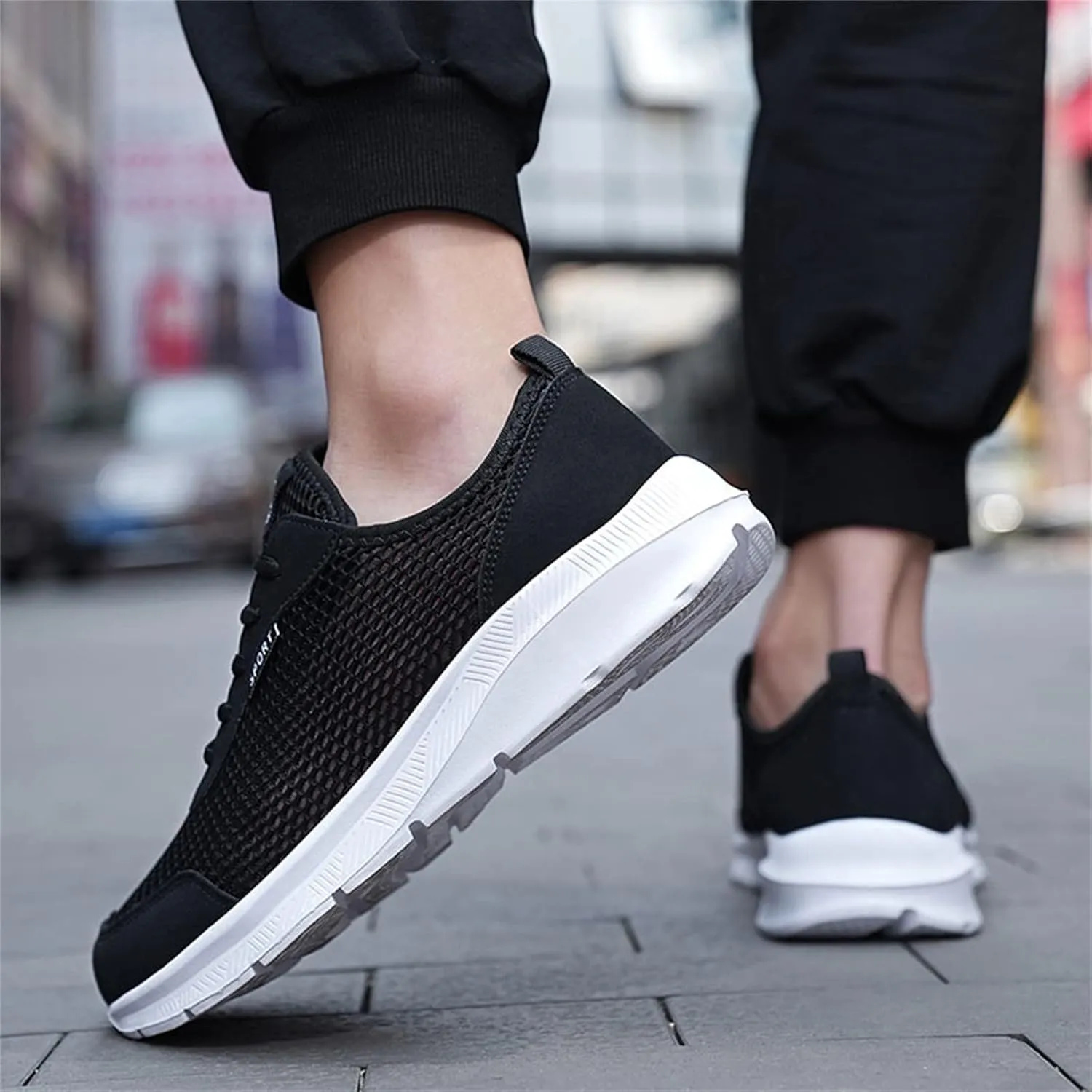 Shoes for Men Climbing Breathable Slip Resistant Walking Shoes Comfortable Athletic Footwear Outdoor Hiking Sneakers