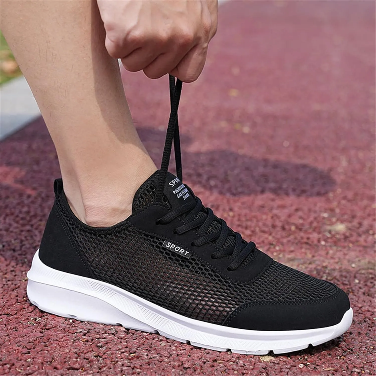 Shoes for Men Climbing Breathable Slip Resistant Walking Shoes Comfortable Athletic Footwear Outdoor Hiking Sneakers