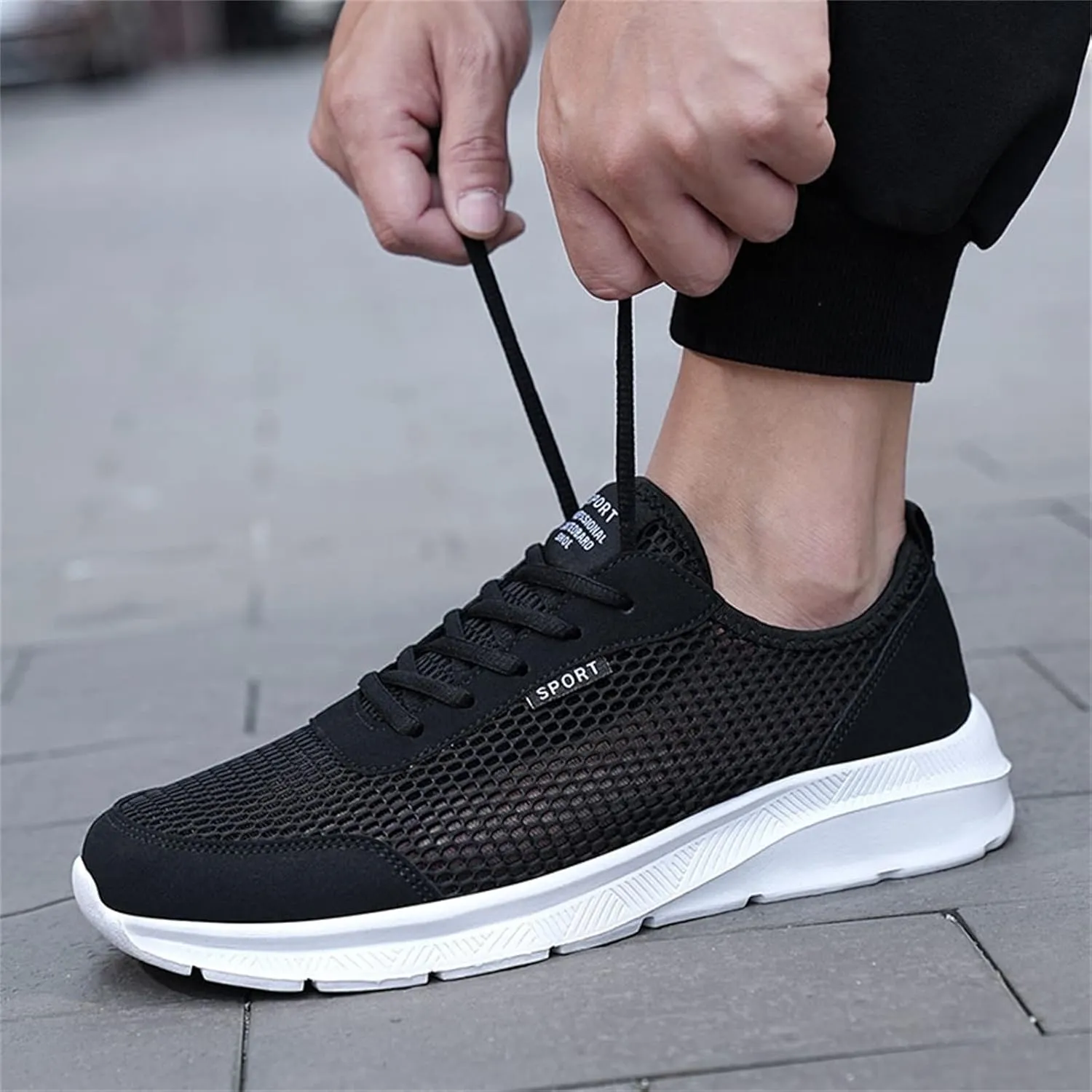 Shoes for Men Climbing Breathable Slip Resistant Walking Shoes Comfortable Athletic Footwear Outdoor Hiking Sneakers