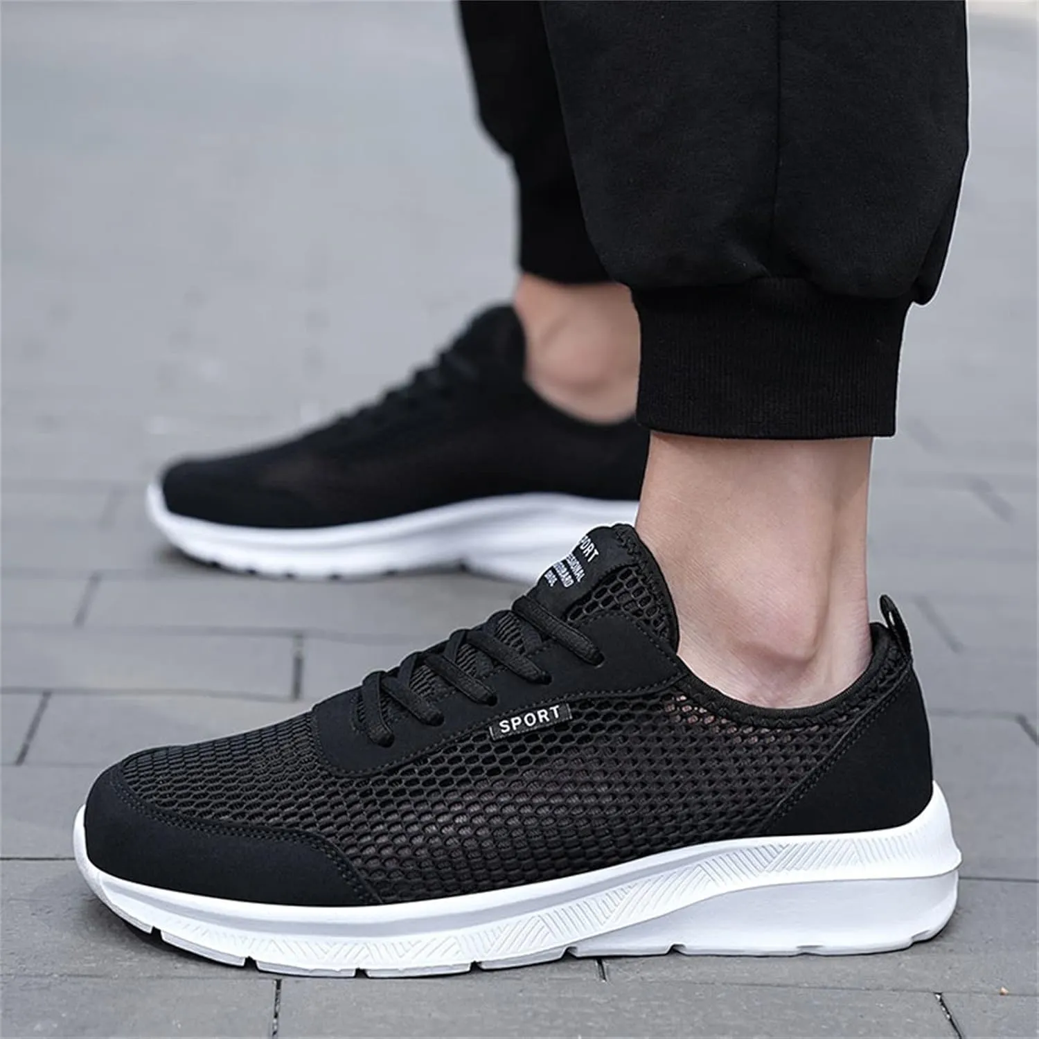 Shoes for Men Climbing Breathable Slip Resistant Walking Shoes Comfortable Athletic Footwear Outdoor Hiking Sneakers
