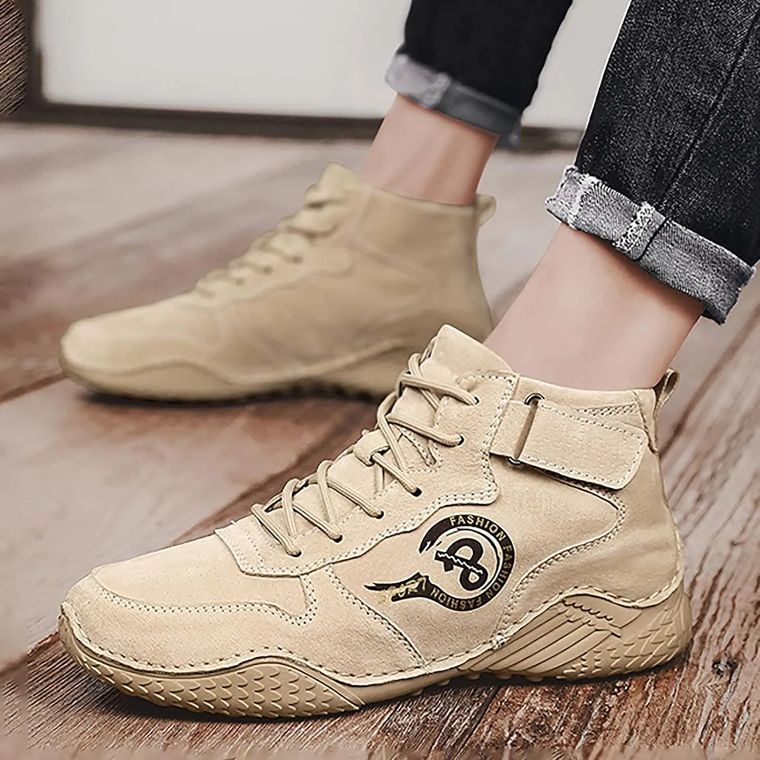 Shoes for Men Climbing Lightweight Slip Resistant Walking Shoes Comfortable Workout Footwear Outdoor Hiking Sneakers
