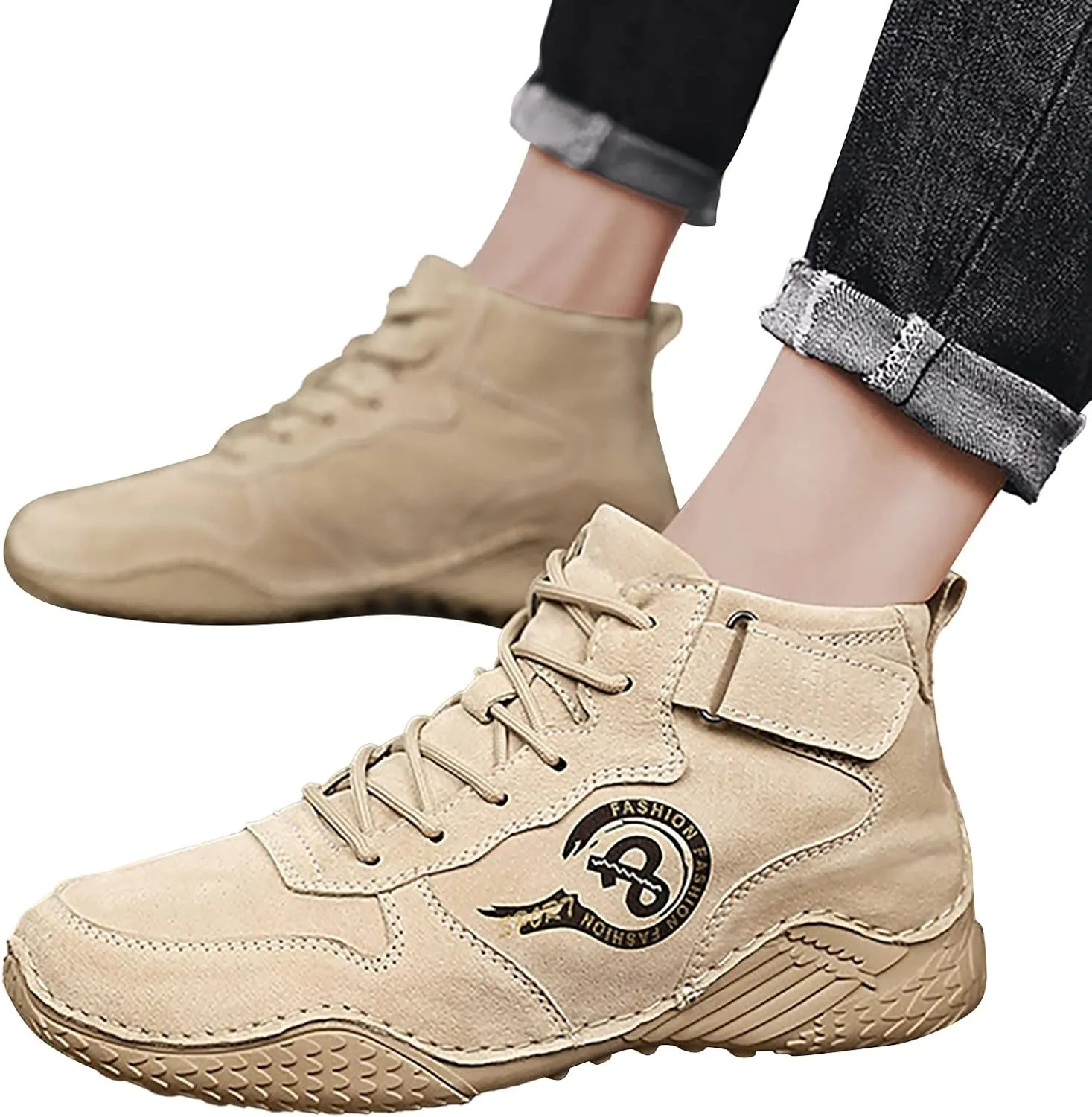 Shoes for Men Climbing Lightweight Slip Resistant Walking Shoes Comfortable Workout Footwear Outdoor Hiking Sneakers