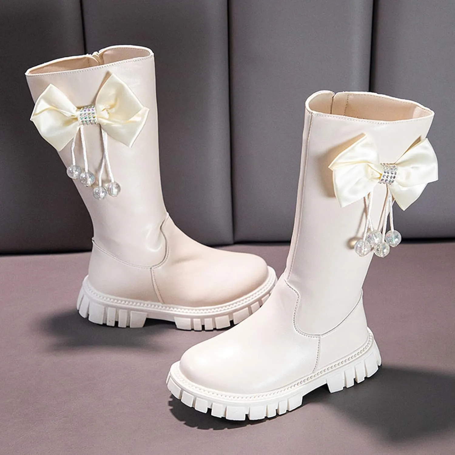Tall Boots Riding Children Shoes Long Boots High Boots Autumn And Winter New Girl Soft Tn Boots for Girls