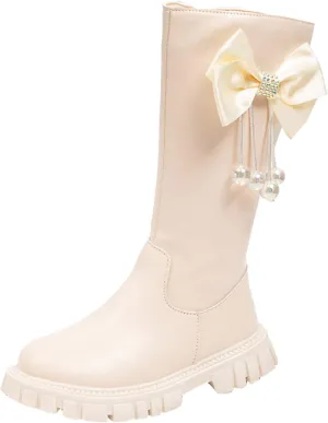 Tall Boots Riding Children Shoes Long Boots High Boots Autumn And Winter New Girl Soft Tn Boots for Girls