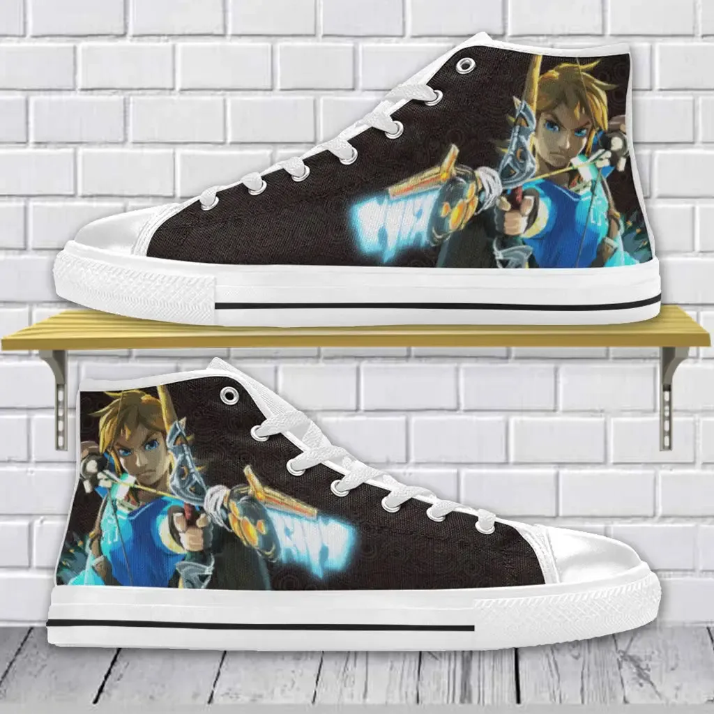 The Legend of Zelda Shoes High Top Sneakers for Kids and Adults