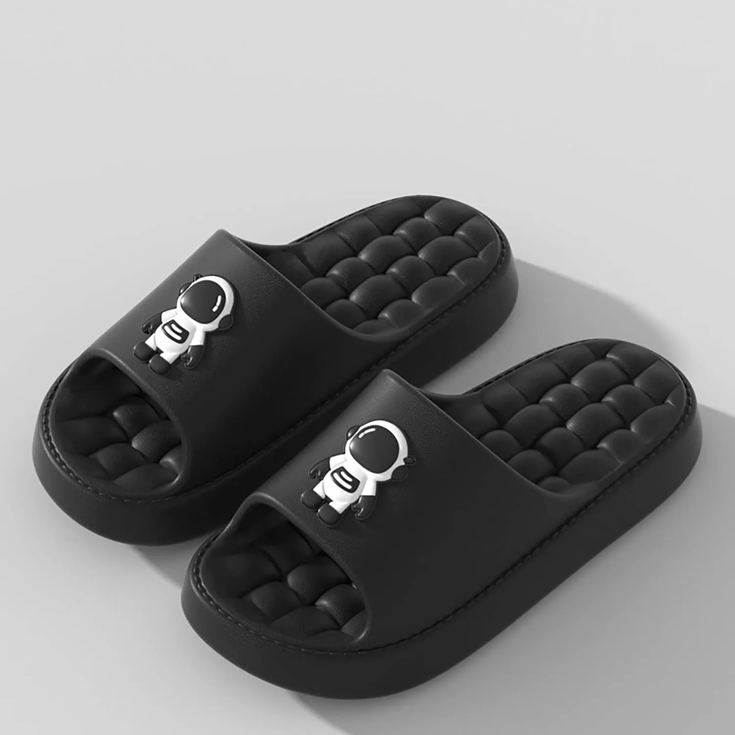 Thong Mens Slides Fashion Thick Bottom Slippers Slippers Female Summer Indoor Couples Home Bathroom Non Slip Bathing