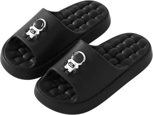 Thong Mens Slides Fashion Thick Bottom Slippers Slippers Female Summer Indoor Couples Home Bathroom Non Slip Bathing