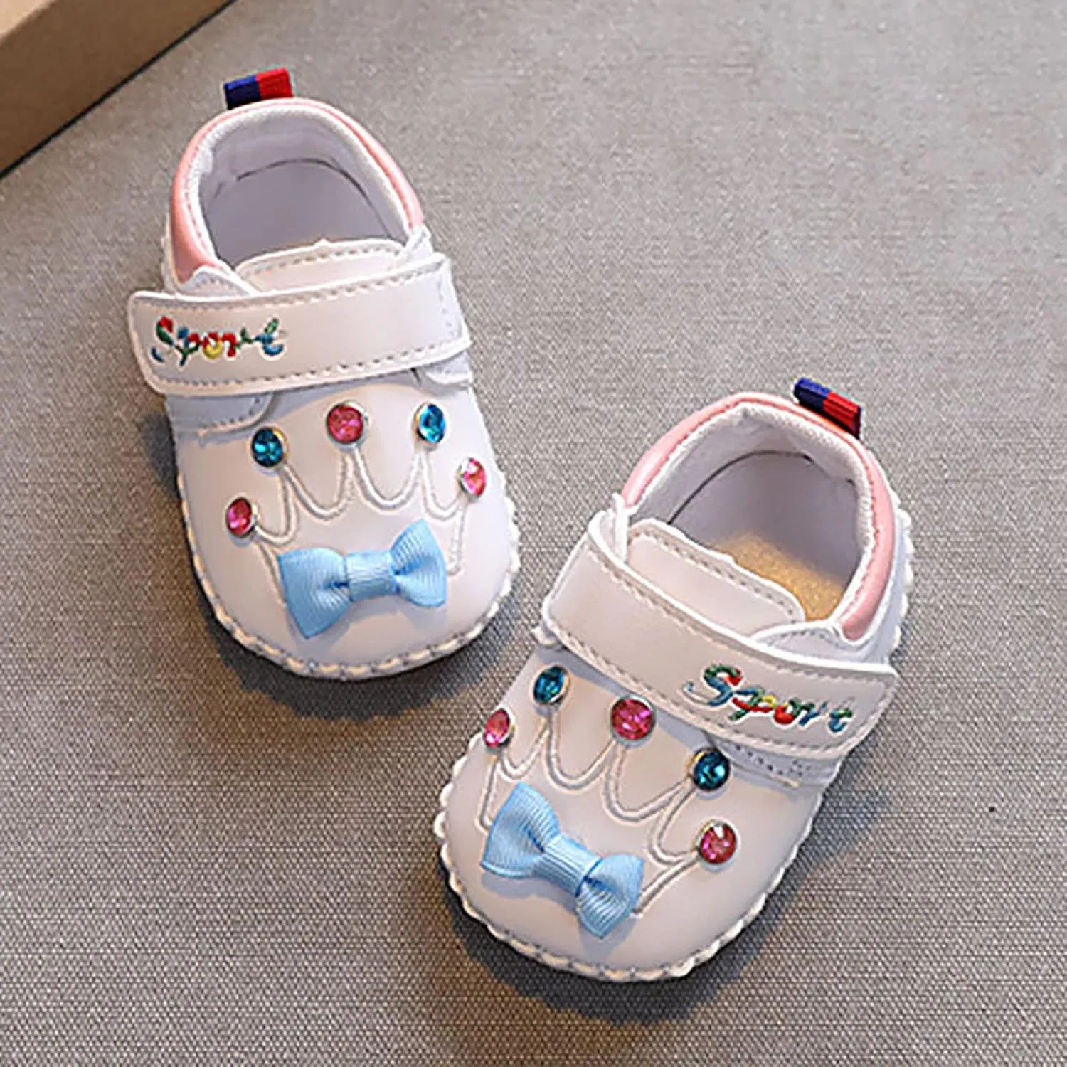 Toddler Cute Bunny Sneaker Baby Infant Newborn Ankle Close Toe First Walking Leather Sport Shoes Summer Slip On Comfy