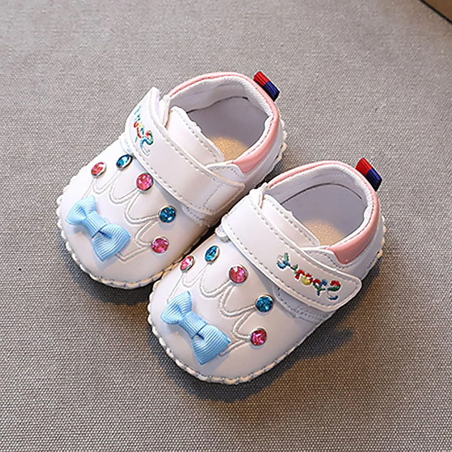 Toddler Cute Bunny Sneaker Baby Infant Newborn Ankle Close Toe First Walking Leather Sport Shoes Summer Slip On Comfy