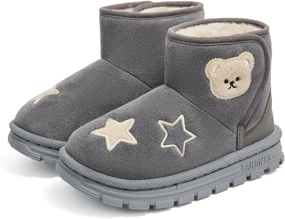Toddler Snow Boots for Girls Boys Cold Weather Outdoor Warm Waterproof Winter Boots