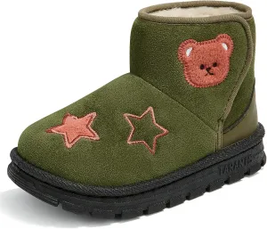 Toddler Snow Boots for Girls Boys Cold Weather Outdoor Warm Waterproof Winter Boots
