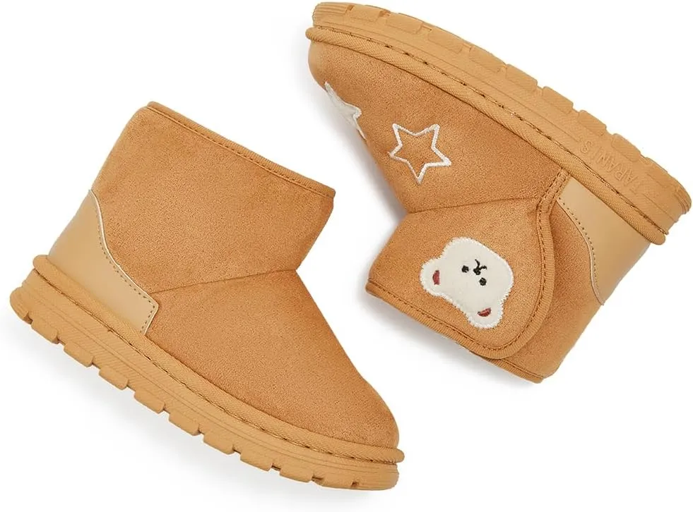 Toddler Snow Boots for Girls Boys Cold Weather Outdoor Warm Waterproof Winter Boots