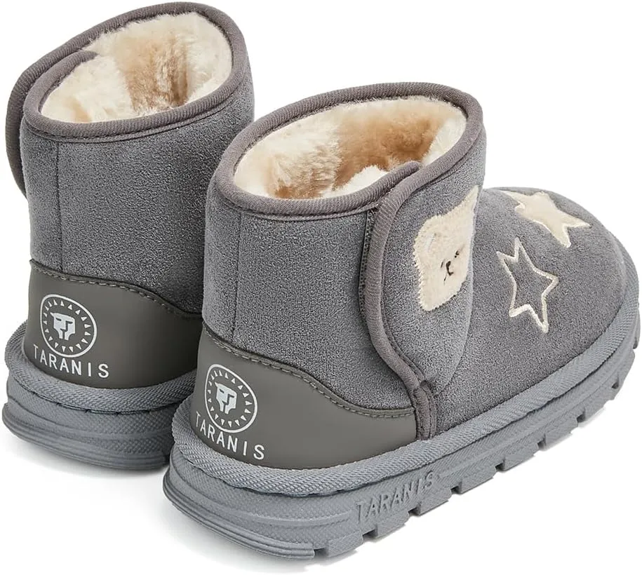 Toddler Snow Boots for Girls Boys Cold Weather Outdoor Warm Waterproof Winter Boots
