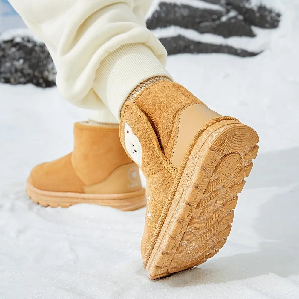 Toddler Snow Boots for Girls Boys Cold Weather Outdoor Warm Waterproof Winter Boots