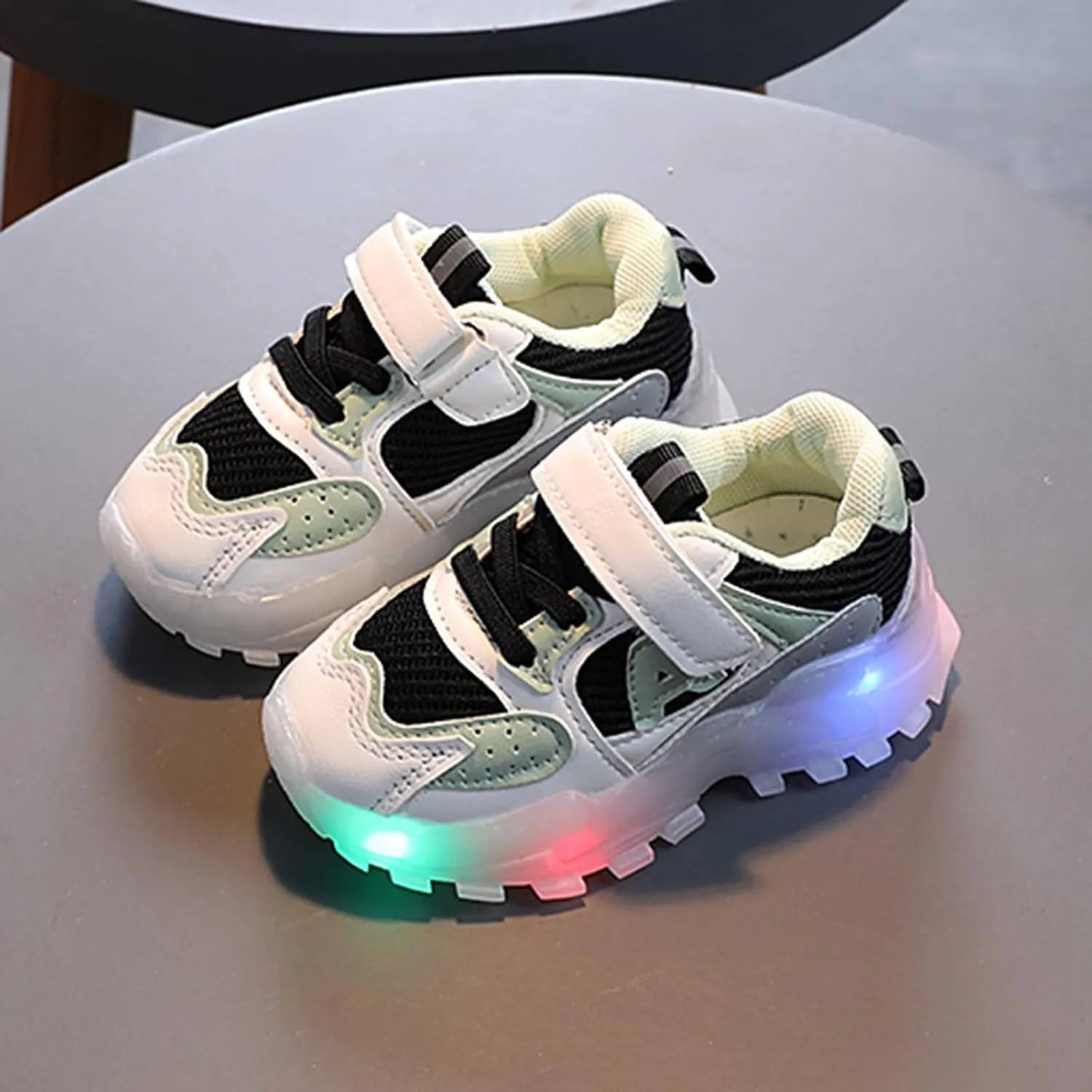 Toddler Summer Fashion Sneakers Kids Baby Girls Boys Sneakers Bling Led Light Luminous Sport Shoes
