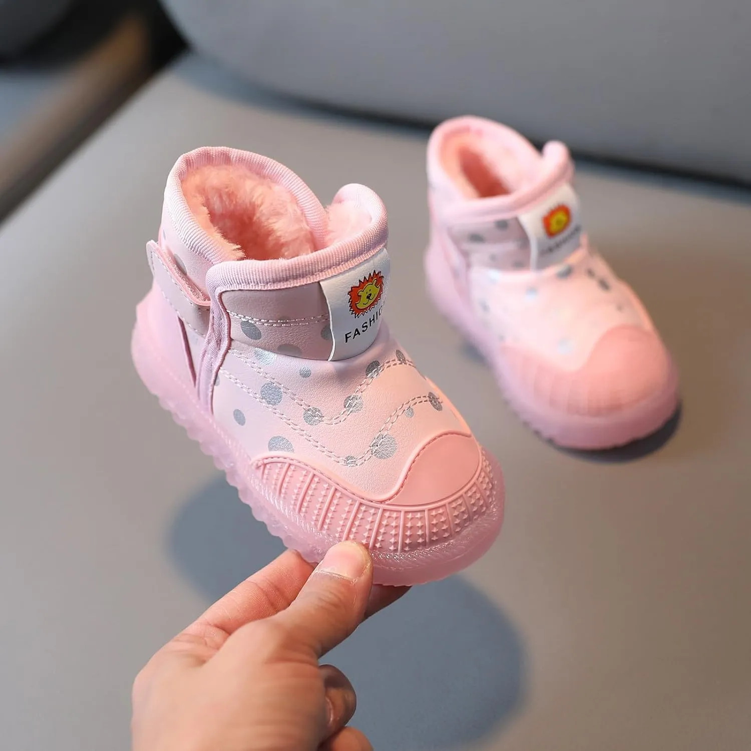 Toddler Warm Children Luminous Cotton Light Boots Led Baby Girls Boys Kids Shoes Winter Casual Hunters Boots for Girls