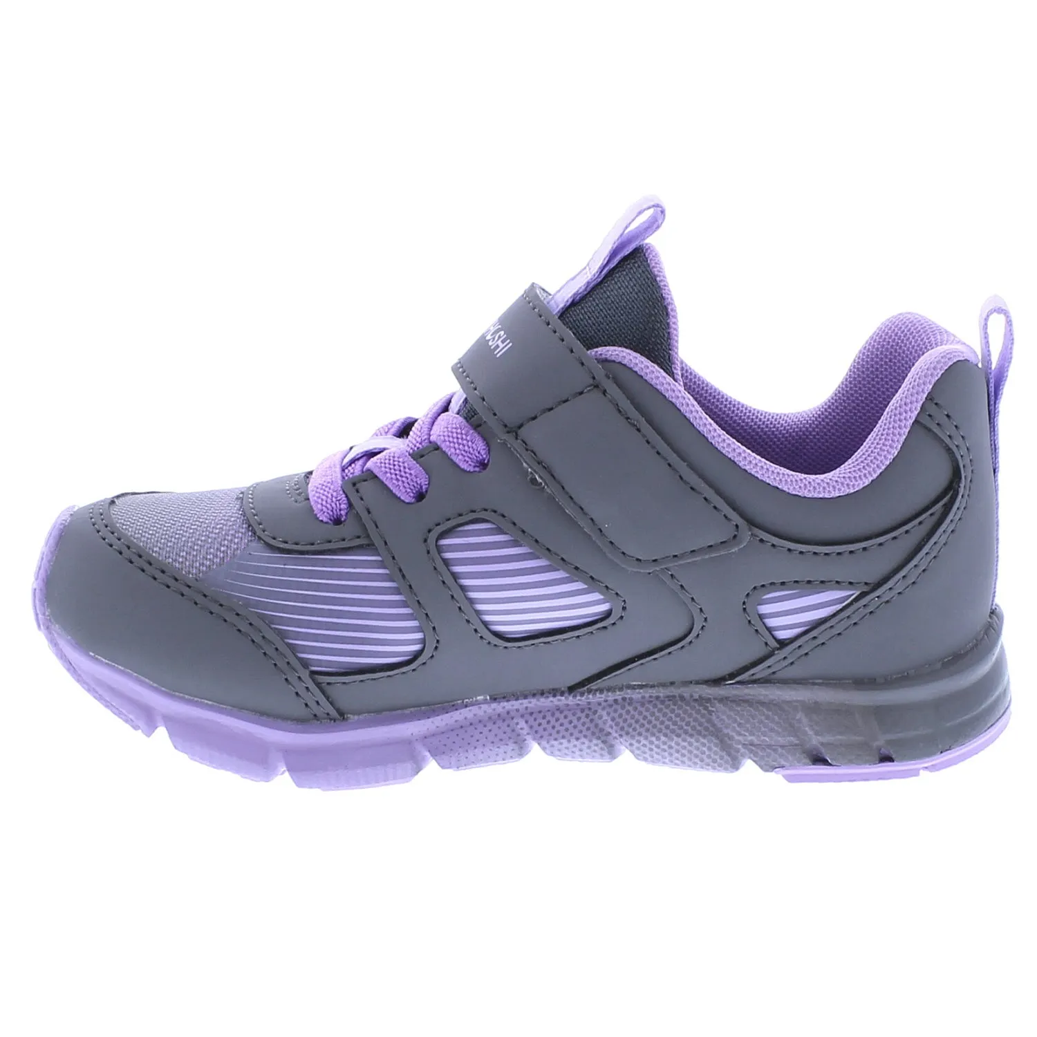 Tsukihoshi Streak | Ash/Purple Youth Sneakers