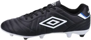 Umbro Mens Speciali Liga Leather Soccer Cleats (9) (Black/White)