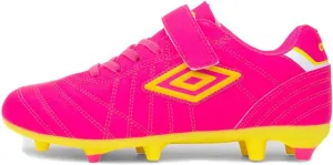 Umbro Speciali Liga Firm Ground Jnr Football Boot Hot Pink
