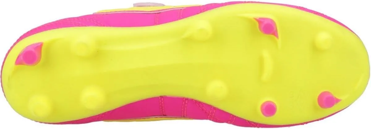 Umbro Speciali Liga Firm Ground Jnr Football Boot Hot Pink