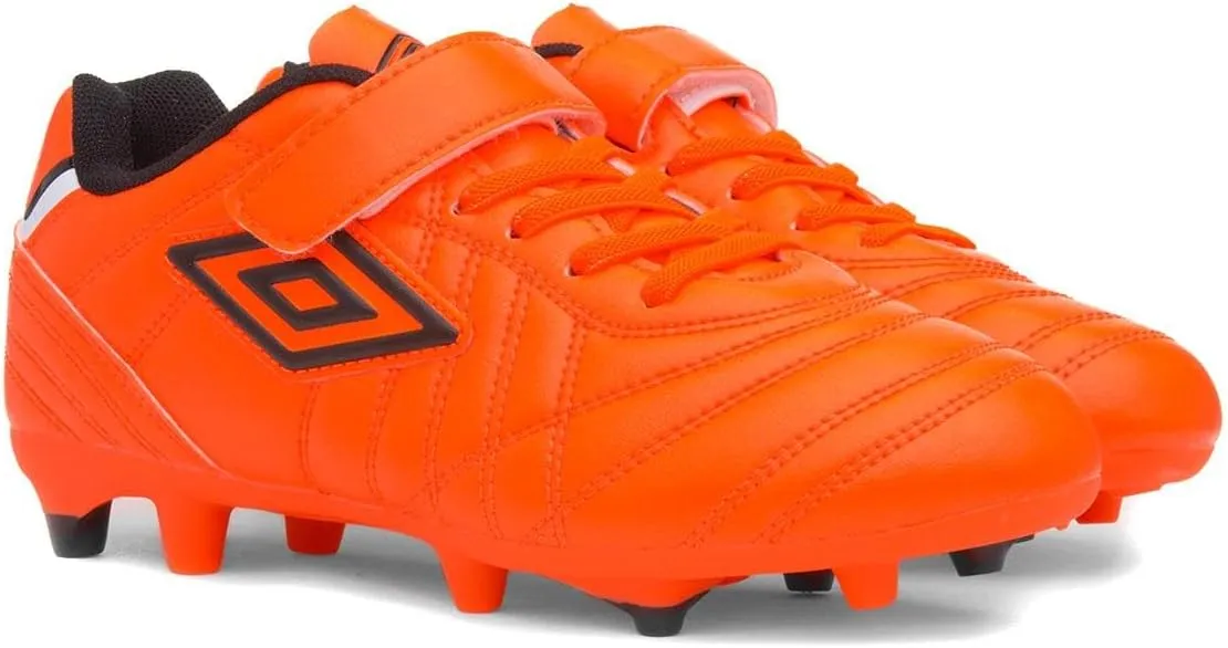 Umbro Speciali Liga Jnr Kids Orange Football Boot