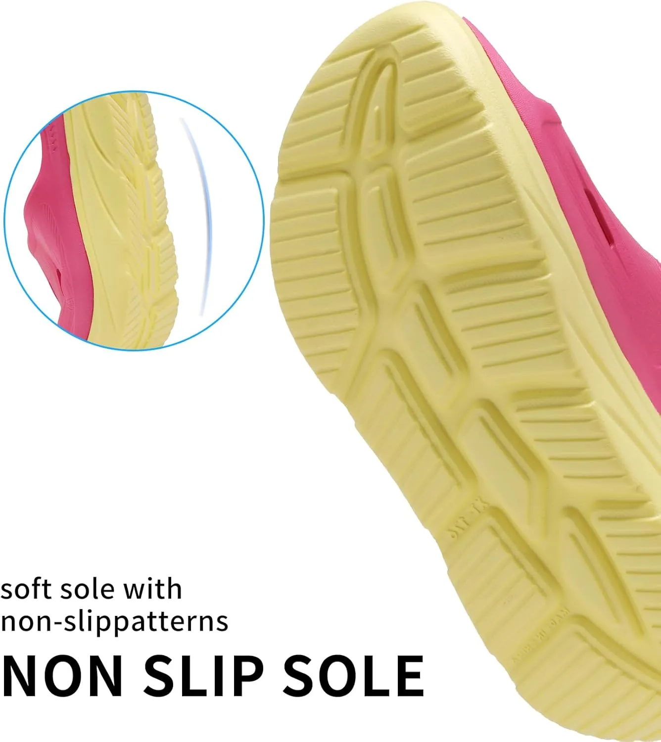 Unisex Adult Recovery Slides, Women and Men??s Plantar Fasciitis Thick Cushion Sandals with Arch Support, Orthotic Athletic Comfortable Lightweight Slippers for Indoor Outdoor